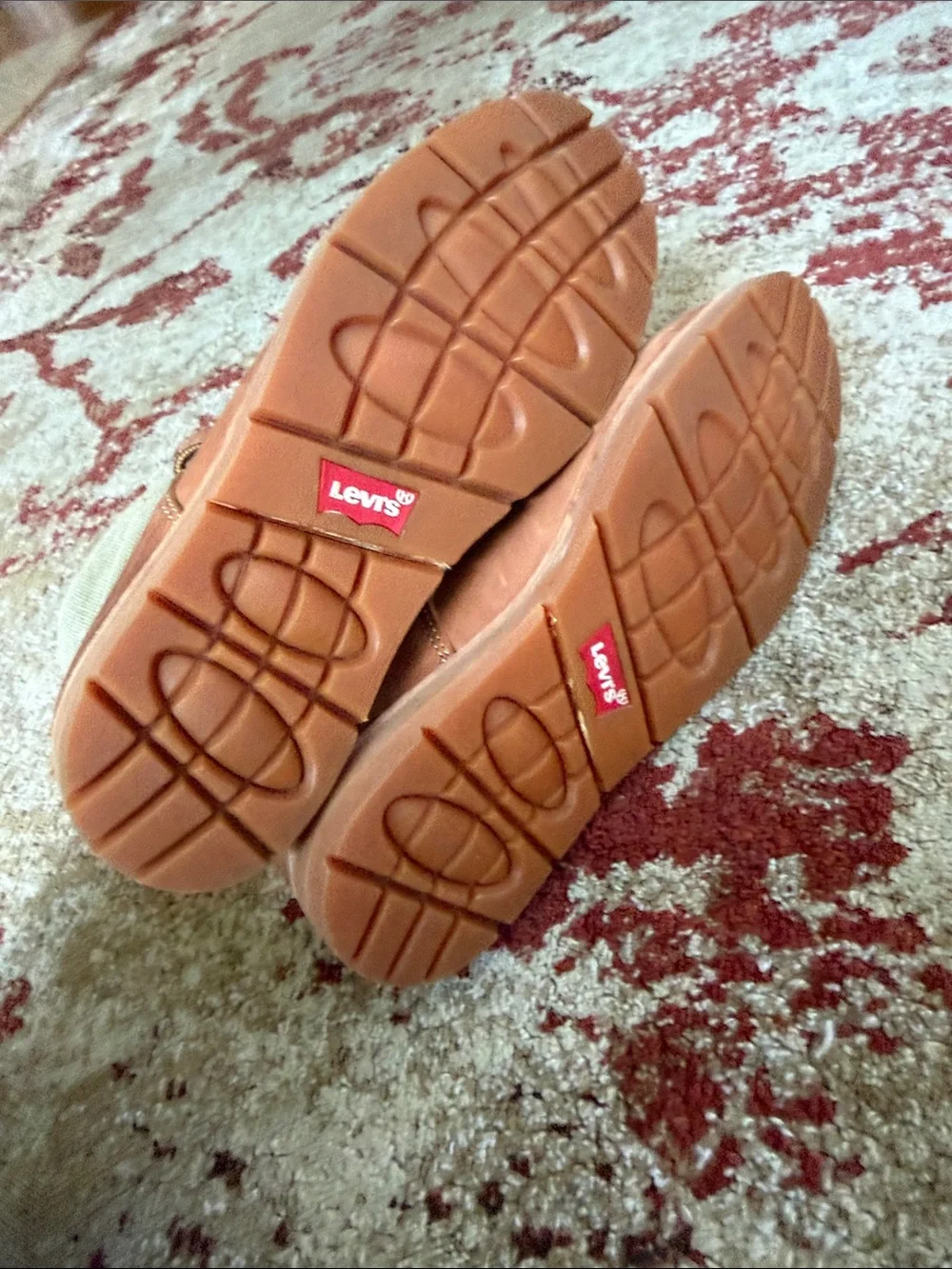 Levi's Men's Tan Leather & Olive Green Canvas Chukka Boots